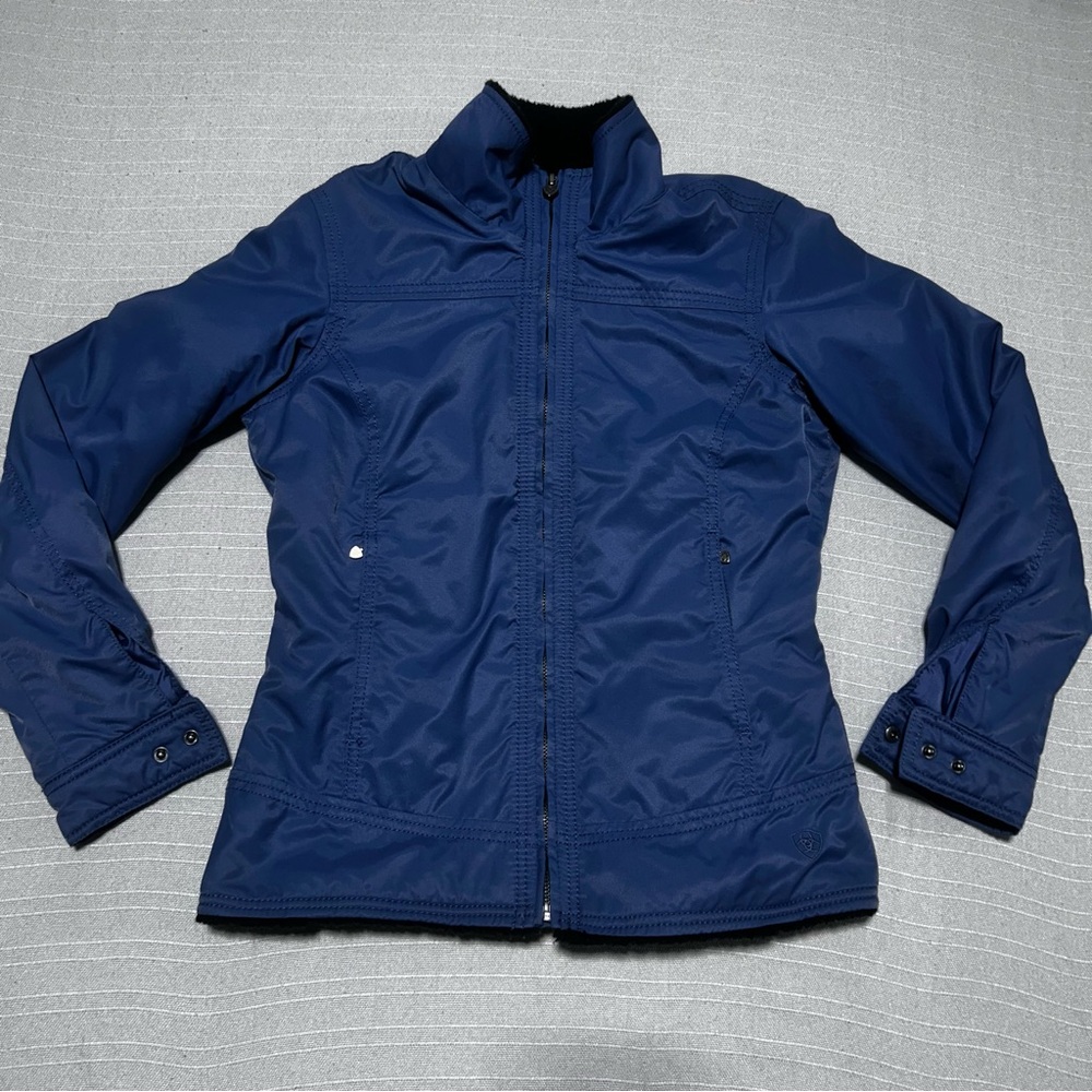 Ariat Sherry Women’s XS Blue Full Zip Fleece Lined Jacket